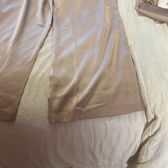Tan satin matching set NWT - Picture 10 of 11